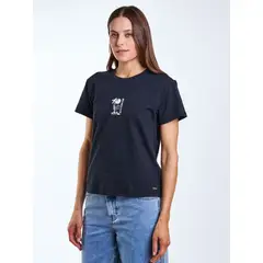 MAUI AND SONS - Polera MC Niva Negro Mujer