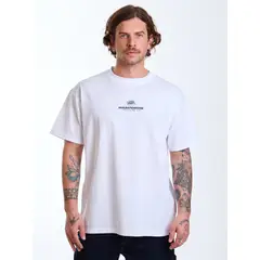 MAUI AND SONS - Polera MC Oversize Retro Blanco Hombre