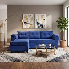 MUEBLES MPR - Sofá Seccional Intercambiable 3.1 Queen Felpa