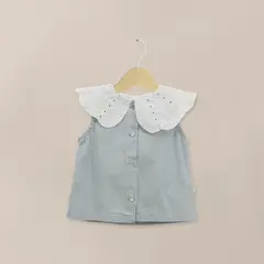 OPALINE - Blusa Denim Infant Niña