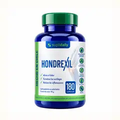 SUPLIDAILY - Hondrexil Suplemento Articulaciones 180 Caps Alivio Movilidad Flexibilidad