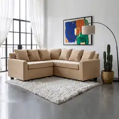 LATAM HOME - Seccional Lucca 3 Cuerpos Tela Velvet