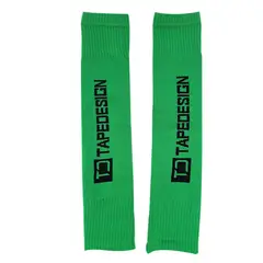 TAPE DESIGN - Medias Cortadas Color Naranjo con logo