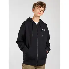 MAUI AND SONS - Poleron FZ Makana Negro Infantil