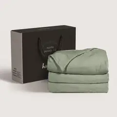 HYPNOS - Manta Pesada 3.0 + Funda Algodón Lavado - 1 Plaza - 8.2 Kg -