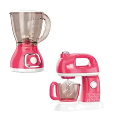 IRM - Set Juguete Cocina Licuadora Y Batidora Para Niñas Rosa