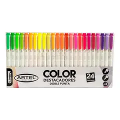 ARTEL - Destacador Doble Punta 24 Colores 24 Colores
