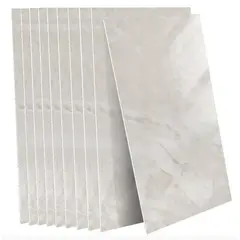 GENERICO - Pack de 10 Paneles Autoadhesivos Efecto Mármol Impermeables 30 × 60 cm Modelo Amarillo