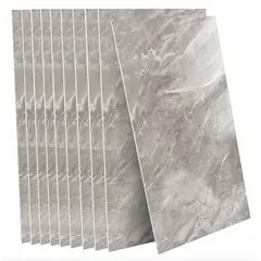 GENERICO - Pack de 10 Paneles Autoadhesivos Efecto Mármol Impermeables 30 × 60 cm Modelo Jaspeado