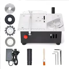 GENERICO - Mini sierra de mesa - Plata/Blanco - 220V BELUG