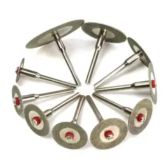 GENERICO - 10 Discos Corte Diamante Abrasivos Dremel Accesorios BELUG