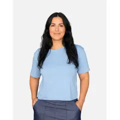 ACOCO - Polera Basica Mujer Veva Algodon Cuello Redondo