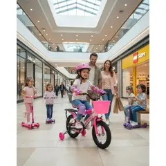 MYLHOGAR - Bicicleta Para Niños Aro 14 Con Kit De Protección Y Casco