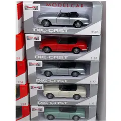 GENERICO - Auto Convertible Die Cast Escala 132 Color Surtido Coleccion 1 Unidad