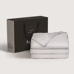 HYPNOS - Manta Pesada 3.0 + Funda 100% Bambú - 2 Plazas - 11.5 Kg -