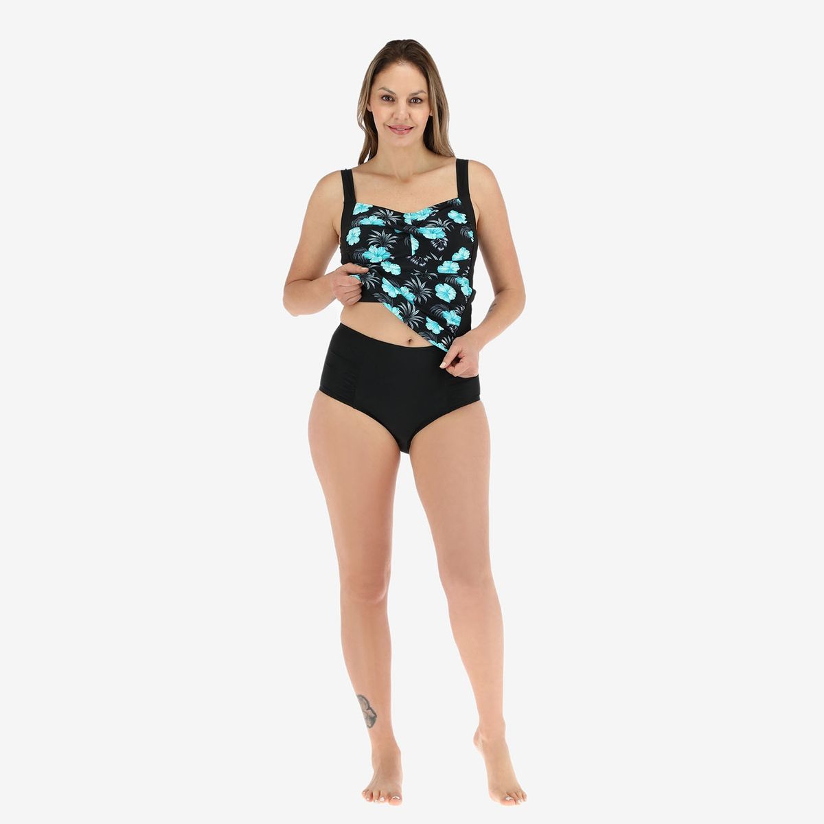 FLORES - Flores Tankini Drapeado