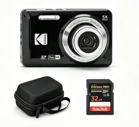 KODAK Kodak PIXPRO FZ55 Digital Camera Black+Camera bag+SanDisk