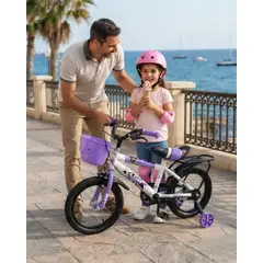 MYLHOGAR - Bicicleta Para Niños Aro 12 Con Kit De Protección Y Casco