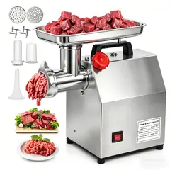 VIDA BUENAS - Picadora De Carne Eléctrica 150kgh Acero Inoxidable 1.2 Hp