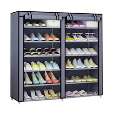 YOMYM - Armario para Zapatos Soporte metálico Zapatero de tela 30×118×108CM