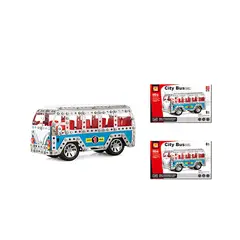 GENERICO - Kit de Armado Metálico de 443 Piezas: Autobús
