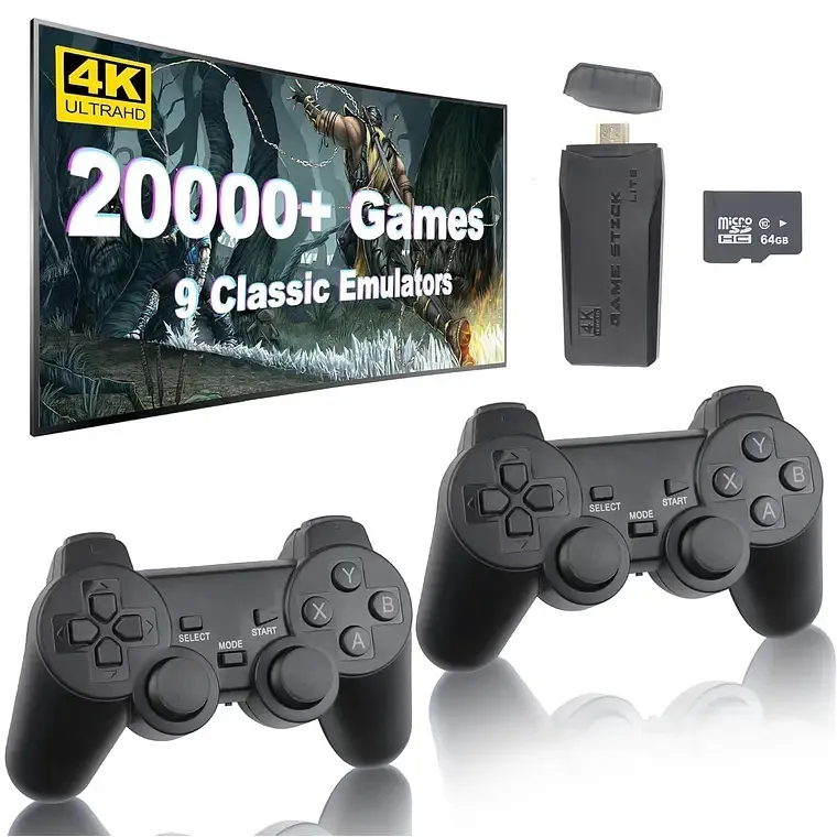 GENERICO Gamer Stick 4k M8 Lite para TV con más de 20000 Juegos