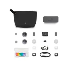 DJI - Micrófono Mic Mini 2S (2 TX + 1 RX + Charging Case)