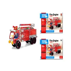 GENERICO - Kit de Armado Metálico de 528 Piezas: Camión de Bomberos