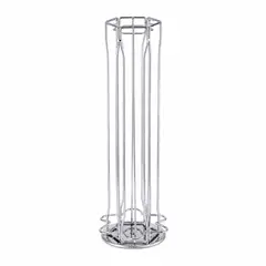 GENERICO - Porta Cápsulas Para Nespresso 60 Cápsulas Giratorio Acero Inox
