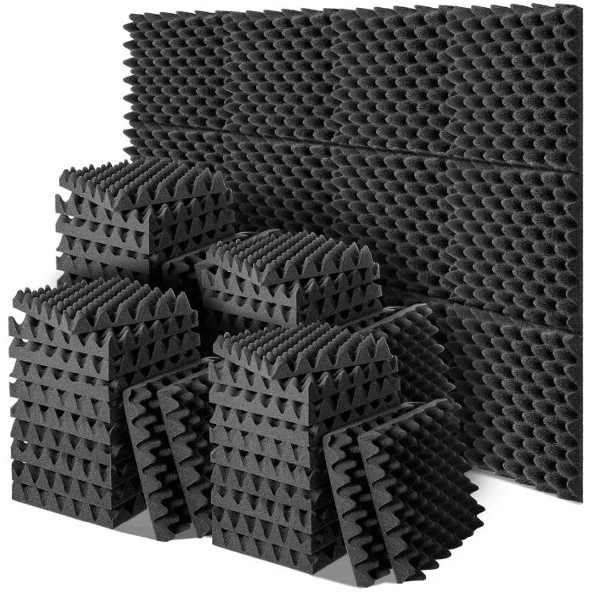 AMBM SHOP - Set 36pzs Paneles Acústicos Espuma Acústica densidad Alta 30x30x3cm