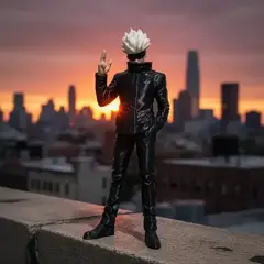 GENERICO - Figura Jujutsu Kaisen Satoru Gojo 3d 20cm