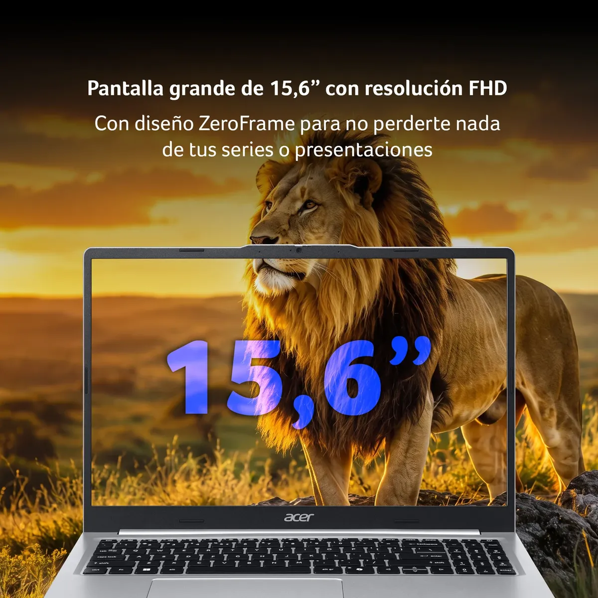 ACER - Notebook Acer Aspire Lite AL15-46P-R7M1-2 AMD Ryzen 3 8GB RAM 256GB SSD 15.6" FHD