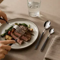 KRONS - Cuchillería Stone para 6 Personas 24 Piezas