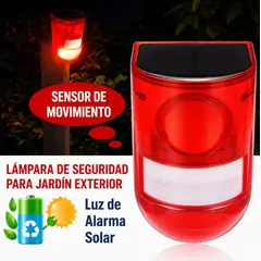 MOVI - ALARMA SOLAR CON SENSOR DE MOVIMIENTO 129 DB