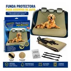 MOVI - Funda Protectora para Asiento Trasero de Auto para Mascotas 2 plazas