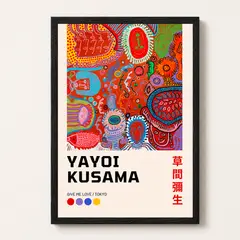 ELAB PROPIA - Cuadro Decorativo Yayoi Kusama 3-30x40cm