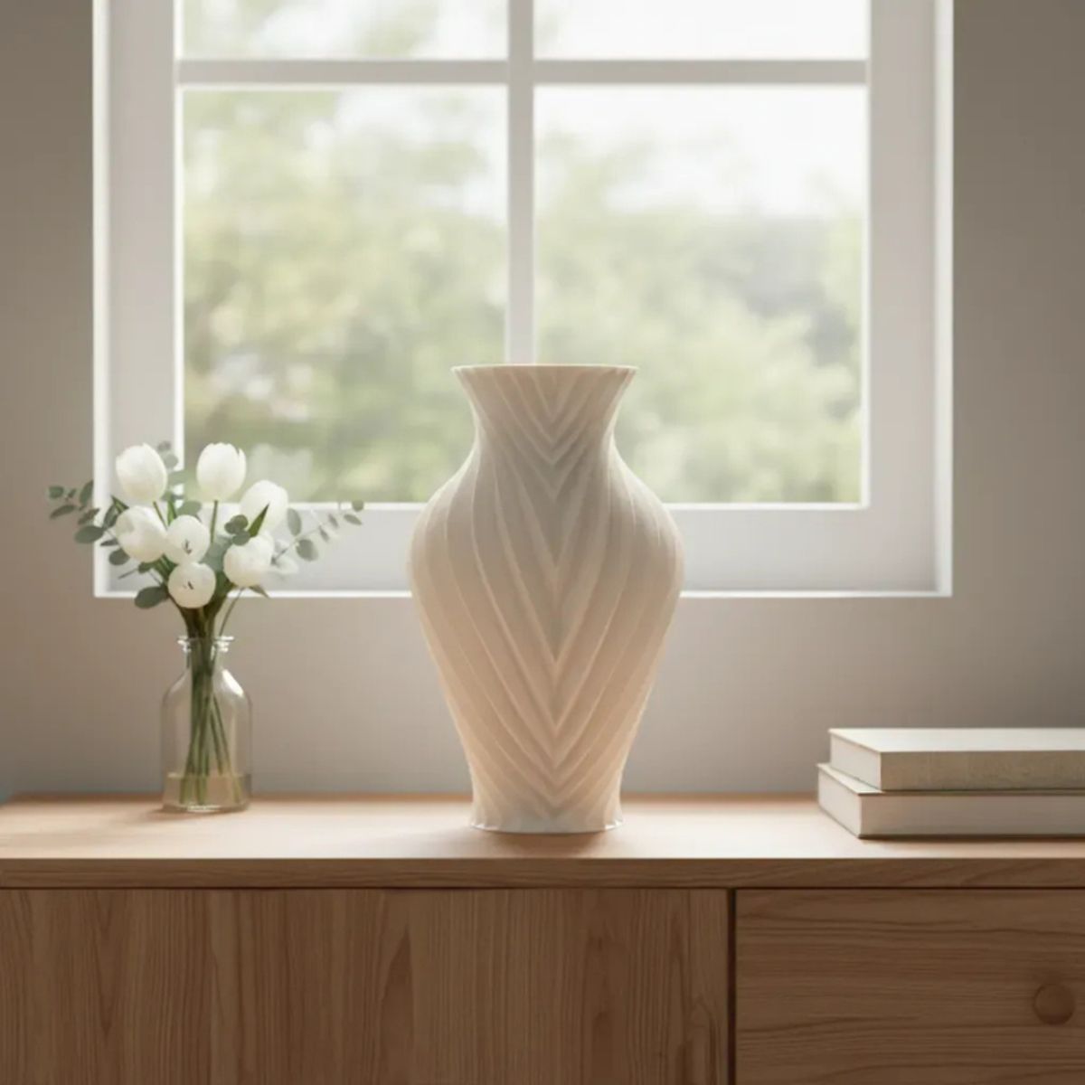 GENERIC - Decoración Elegante Prints Patro - Jarrón Aura Elíseo