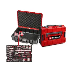 EINHELL - SET MECANICO DADOS Y CHICHARRAS 60 PIEZAS E-CASE