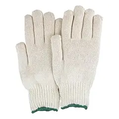 METALFER - Guante De Hilo 2 Hebras Multipropósito (12 Pares)