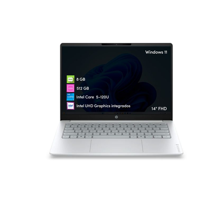 Notebook Omnibook Intel Core i5 8GB 512GB SSD 14 2K W11