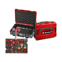 EINHELL - SET ALICATES VDE + ATORNILLADOR 9 PIEZAS E-CASE