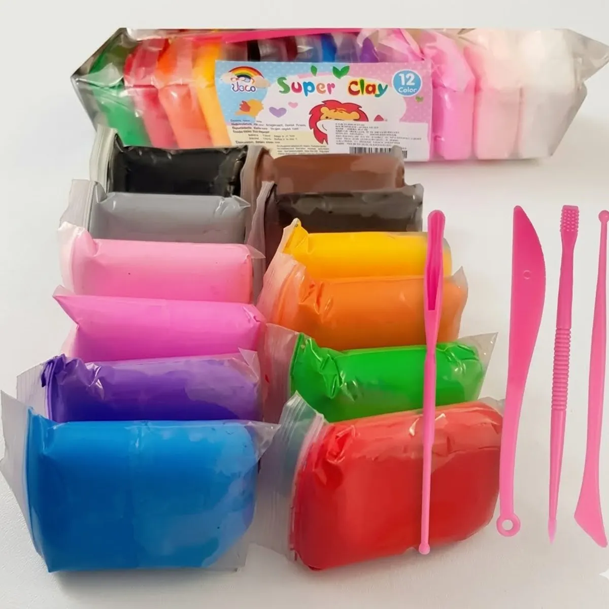 A BRAND - 36 Masas Colores Slime Foamy Plasticina Moldeable Masilla