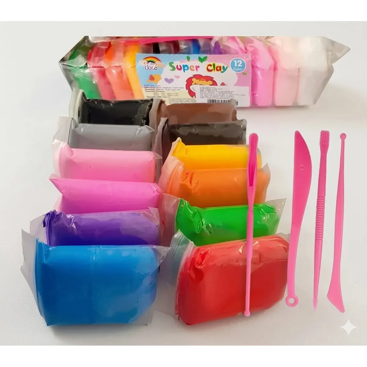A BRAND - 36 Masas Colores Slime Foamy Plasticina Moldeable Masilla