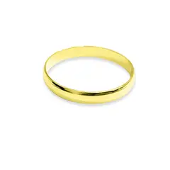COGGIOLA - Anillo Argolla Lisa Enchapado Oro 18K
