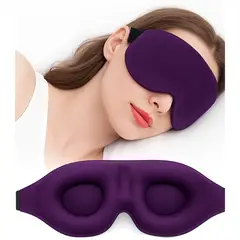 KUANGYE - 3d Antifaz Para Dormir No Presiona Ojos Ajustable Sueño