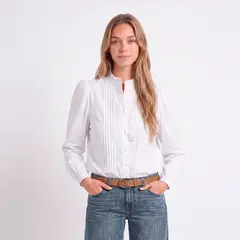 RAINDOOR - Blusa Vuelo Frontal Blanco Mujer