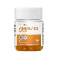 FOODTECH - Vitamina D3 Gummies 60 Unid -