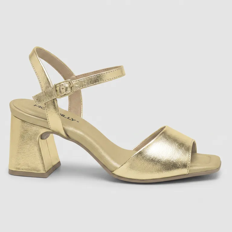 Sandalia Mujer Dorado Flavia