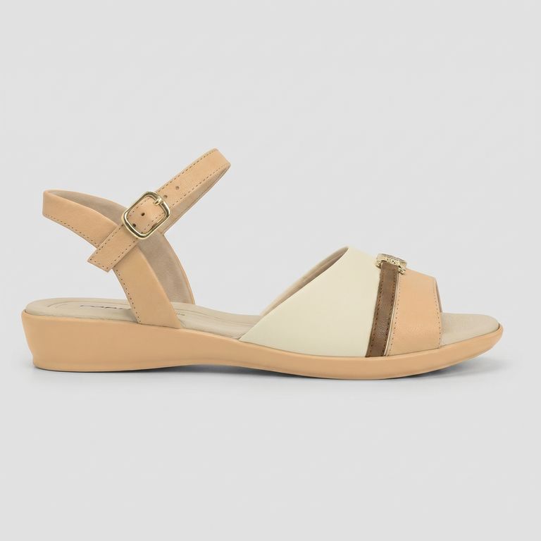 Sandalia Mujer Durazno/Beige Camila 40