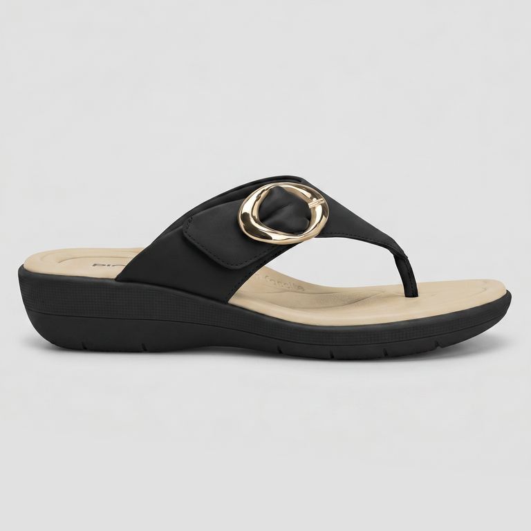 Sandalia Mujer Negro Fascitis 60